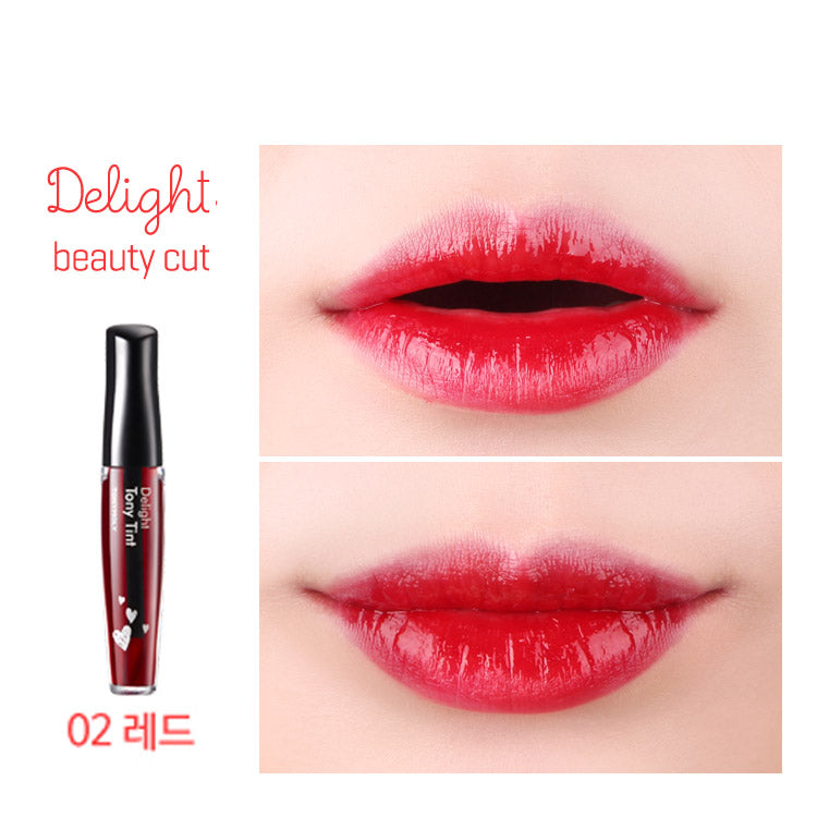 Tinta para labios tono 02 Rojo Delight