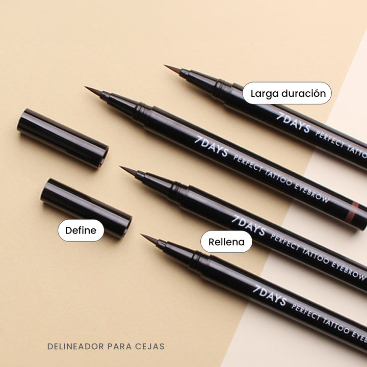 Lápiz para cejas 7 días de tatuaje perfecto