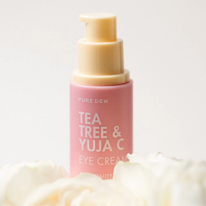 Contorno de ojos - aceite de árbol de té y Yuja