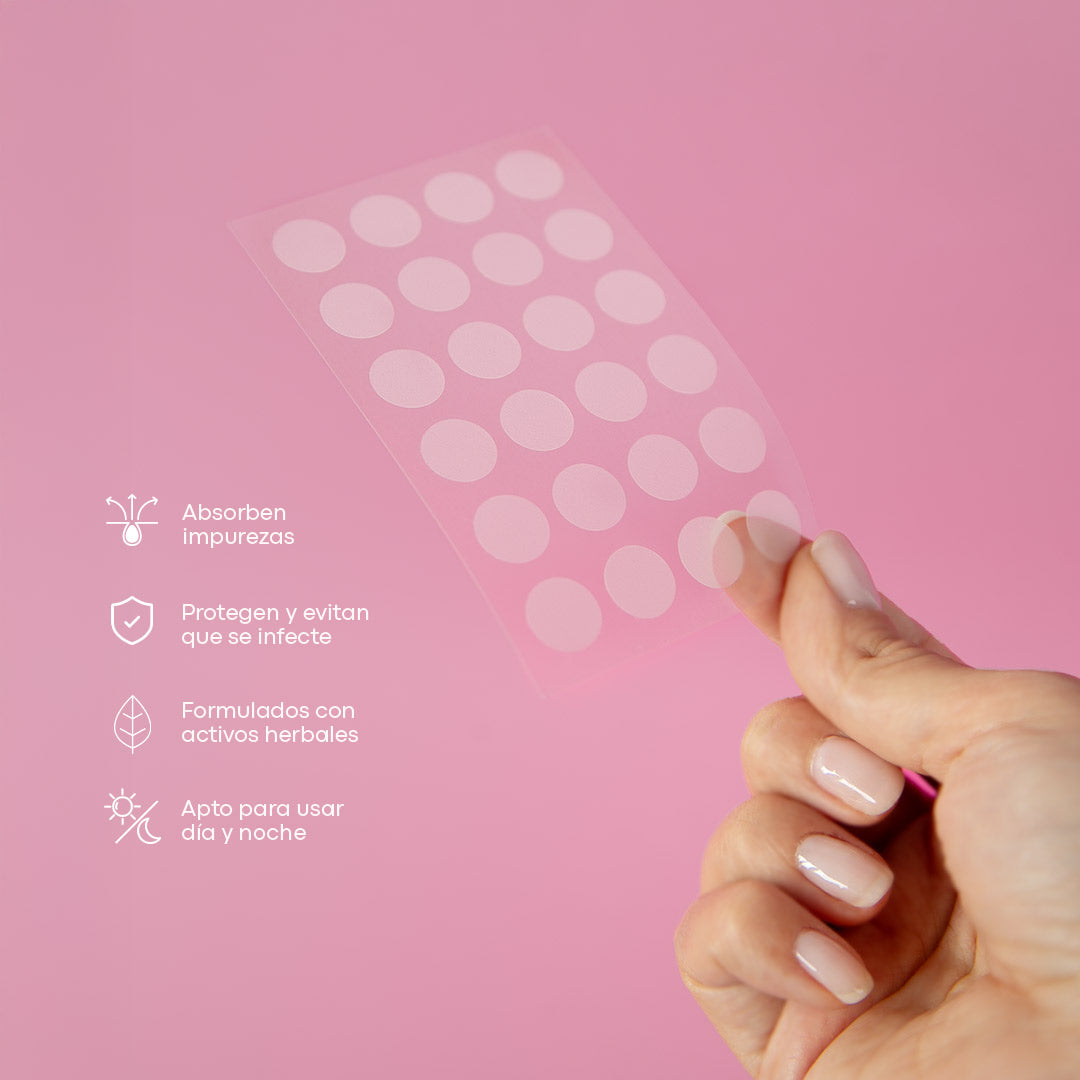 Parches invisibles para Acne Pimple Patch 24 pzas.