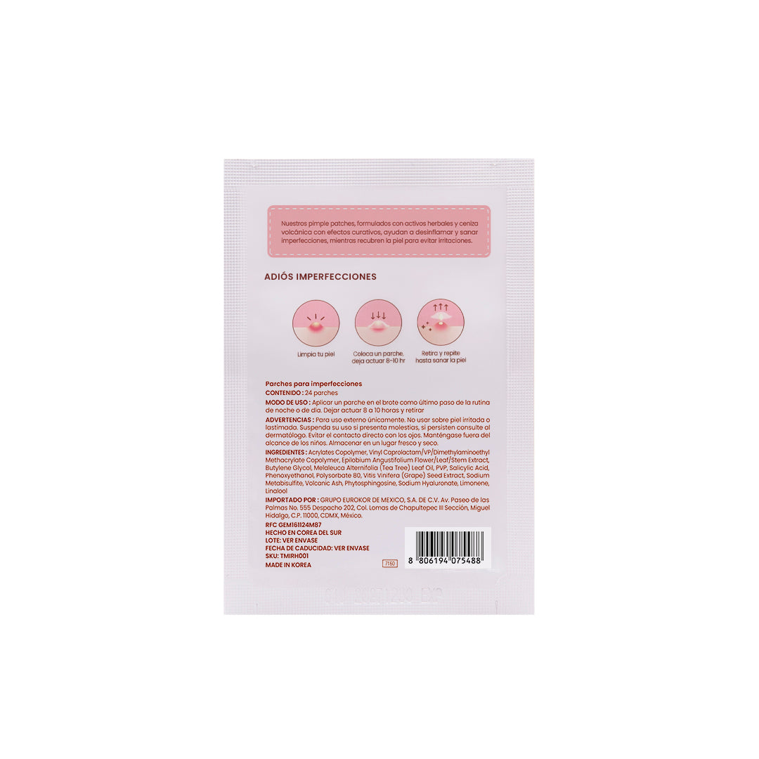 Parches invisibles para Acne Pimple Patch 24 pzas.