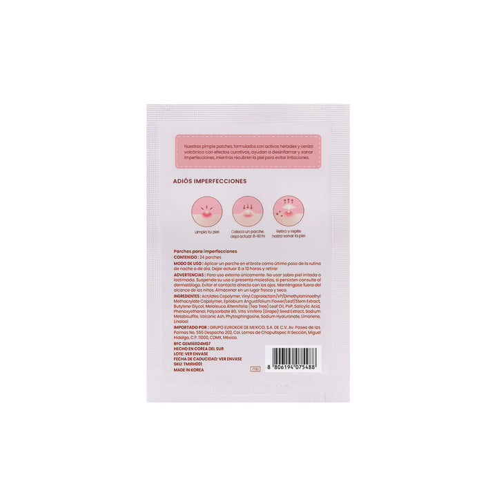 Parches invisibles para Acne Pimple Patch 24 pzas.