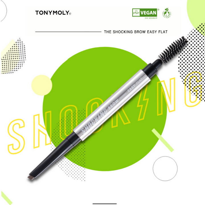 Delineador de cejas en lápiz vegano The shocking 02 dark brown