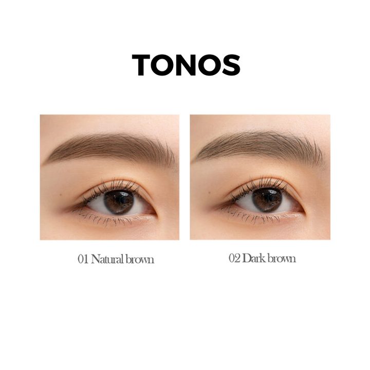 Delineador de cejas en lápiz vegano The shocking 02 dark brown