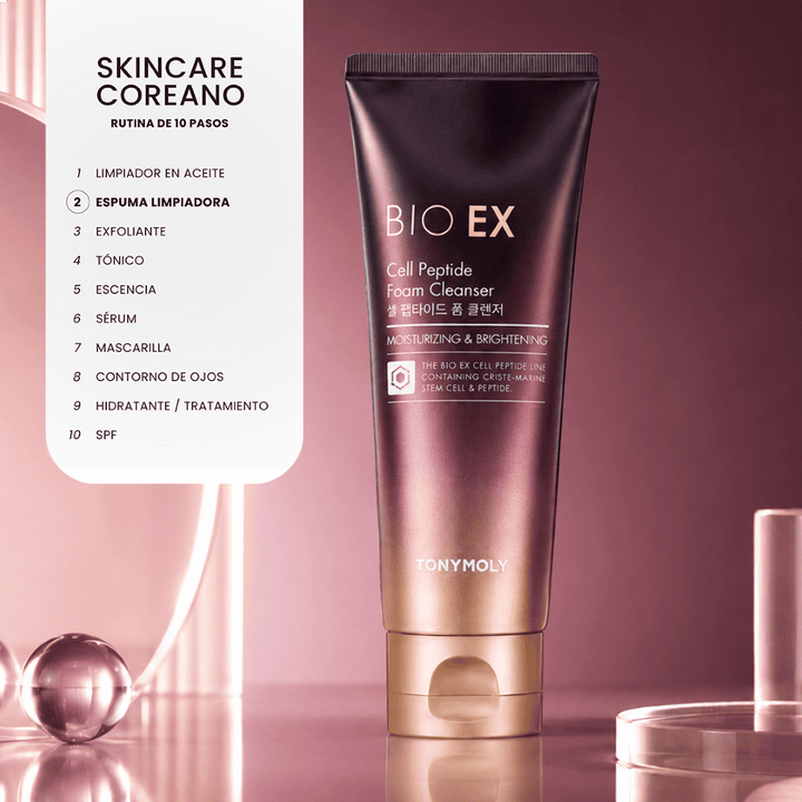Espuma limpiadora anti-arrugas Bio Ex Cell Peptide
