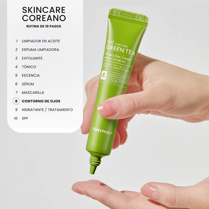 Crema hidratante para contorno de ojos con té verde - Chok Chok