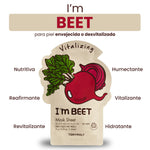 Mascarilla hidratante con extracto de Betabel - I'm beet