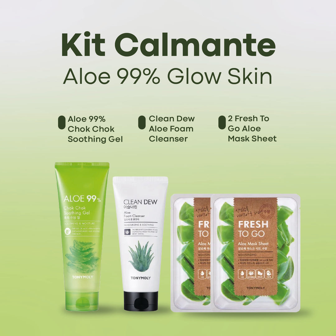 Kit Calmante Aloe 99% Glow Skin