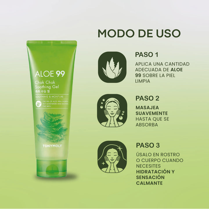 Kit Calmante Aloe 99% Glow Skin