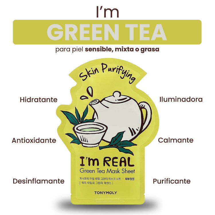 Secreto Coreano Té Verde : Pack Purificante y Revitalizante