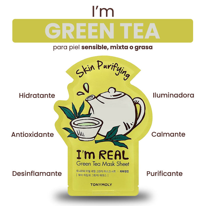 Secreto Coreano Té Verde : Pack Purificante y Revitalizante