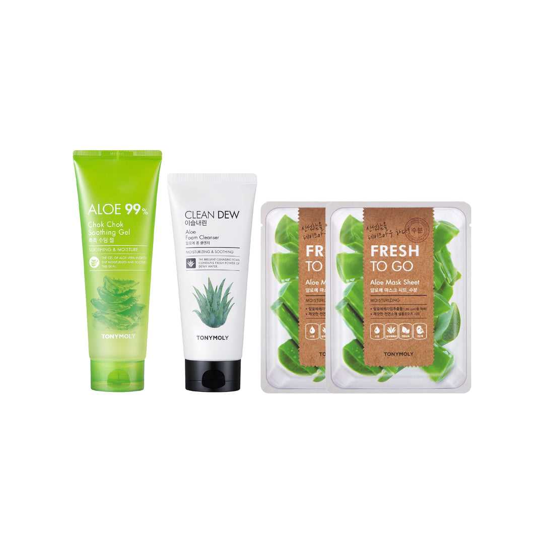 Kit Calmante Aloe 99% Glow Skin