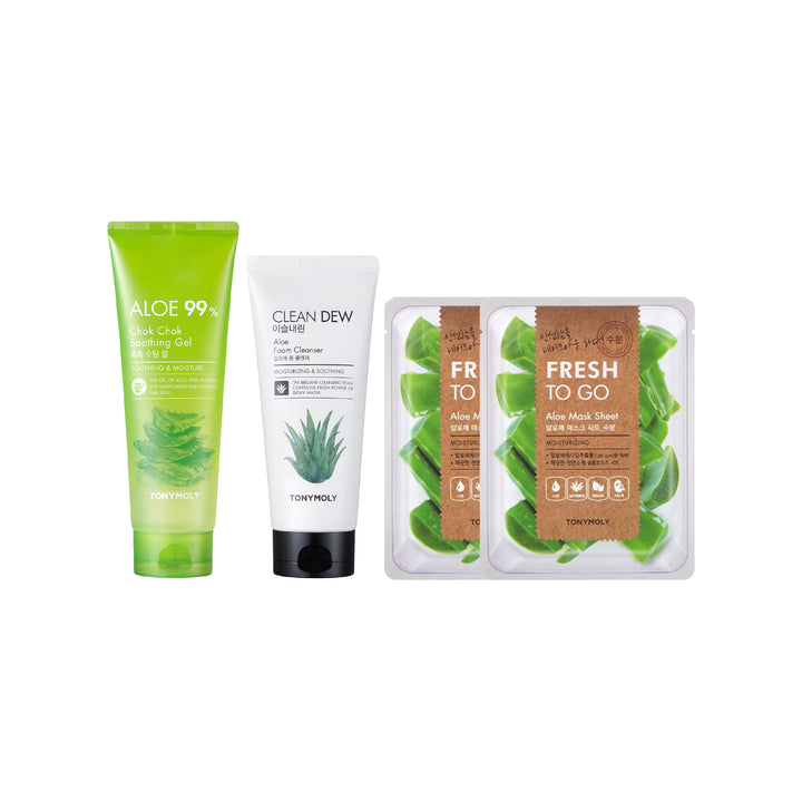 Kit Calmante Aloe 99% Glow Skin