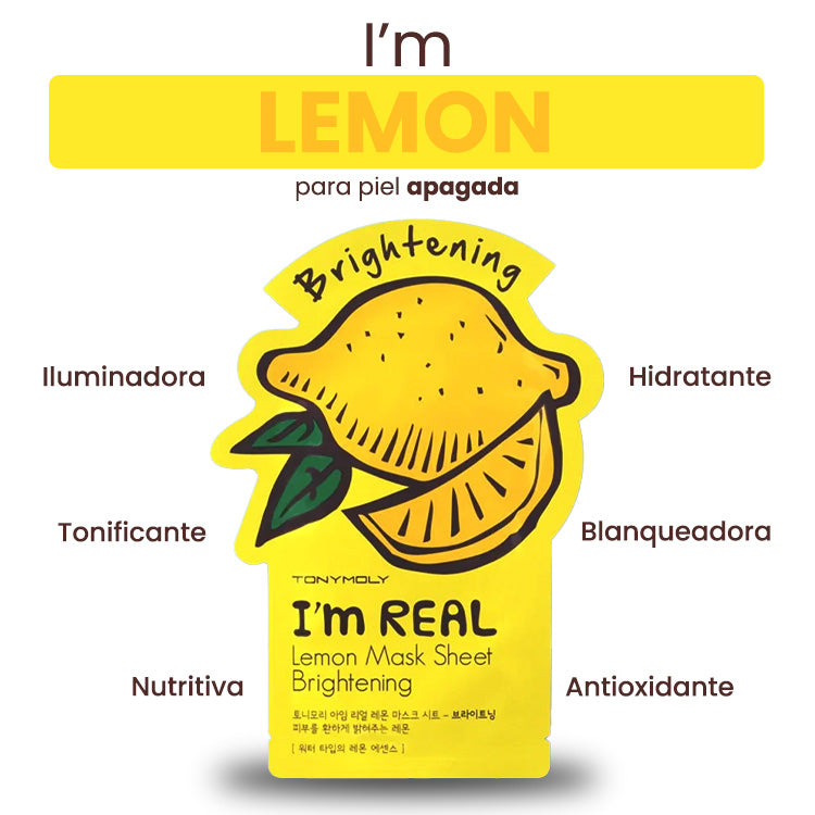 Mascarilla blanqueadora de limón - I'm Lemon