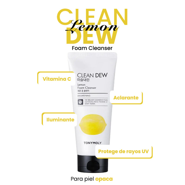 Espuma limpiadora de limón- Clean Dew