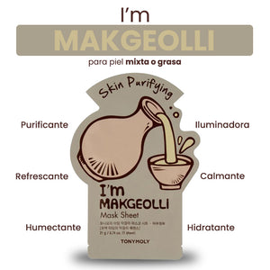Mascarilla purificante de Makgeolli - I'm Makgeolli