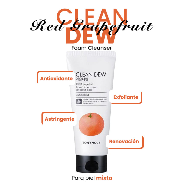 Espuma limpiadora de toronja - Clean Dew