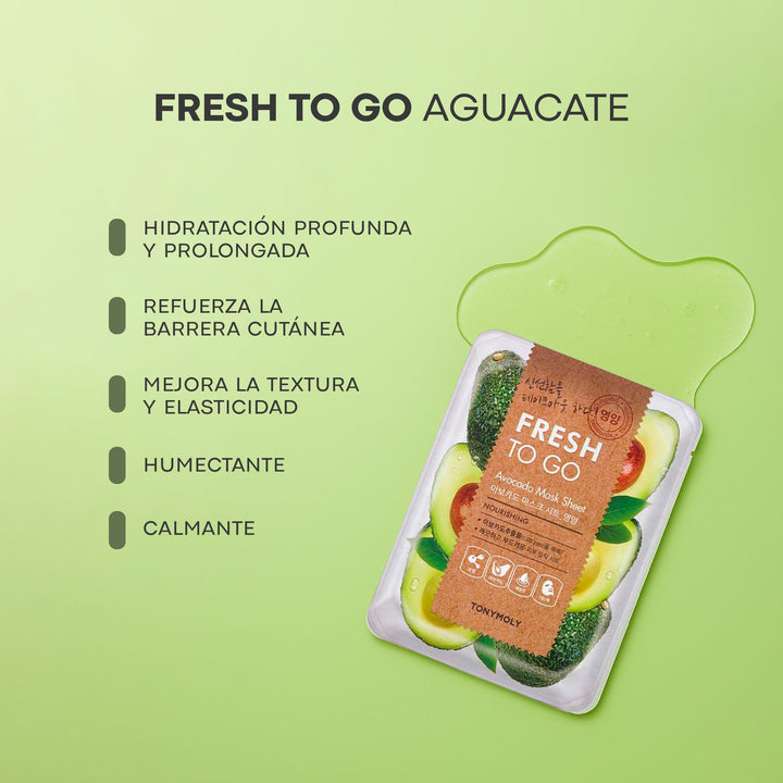 Set Navideño TONYMOLY – Fresh To Go (6 Mascarillas) 🎄✨