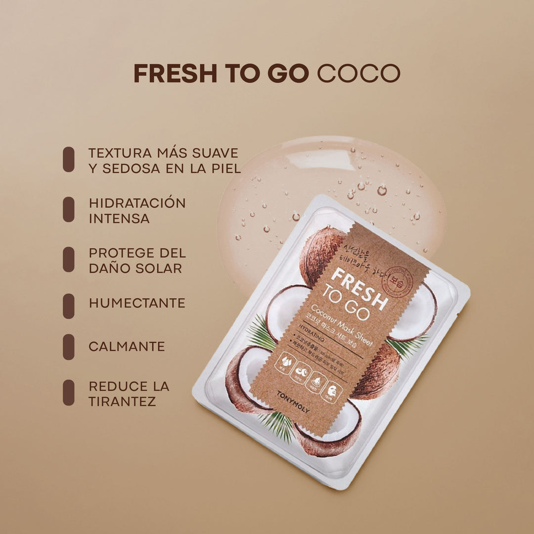 Set Navideño TONYMOLY – Fresh To Go (6 Mascarillas) 🎄✨