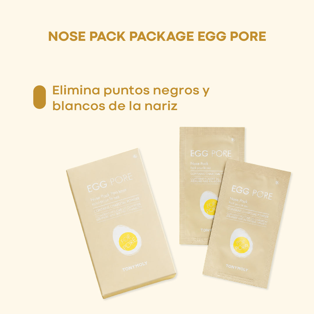 Parche de nariz para puntos negros caja con 7 pzas - Egg Pore