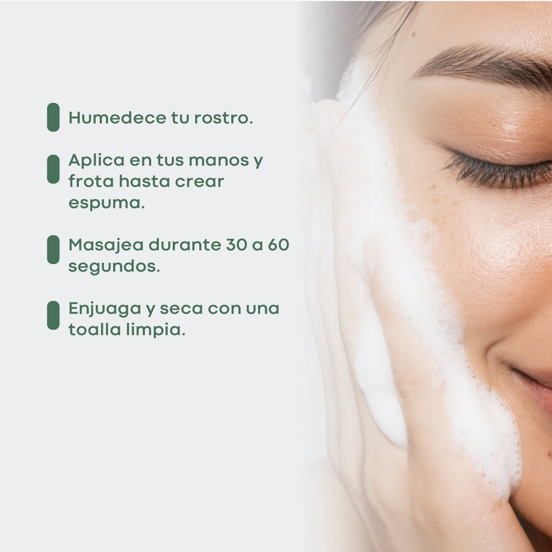 Espuma limpiadora hipoalergénica calmante Cica de Eoseong Cho Poros y exceso de sebo