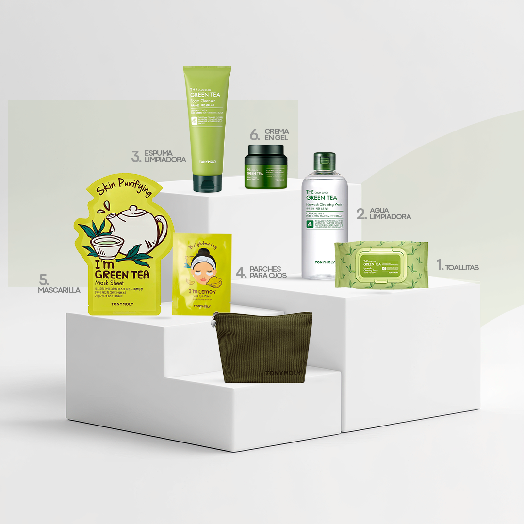 Secreto Coreano Té Verde : Pack Purificante y Revitalizante