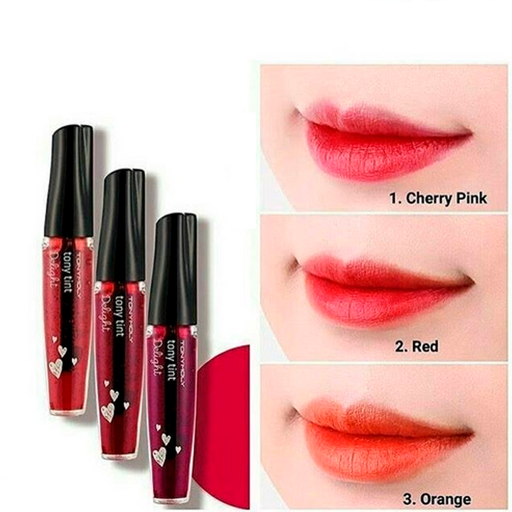 Tinta para labios tono 01 cherry pink Delight