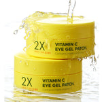 Parches de gel aclarantes y anti arrugas para ojos 2x Vitamina C