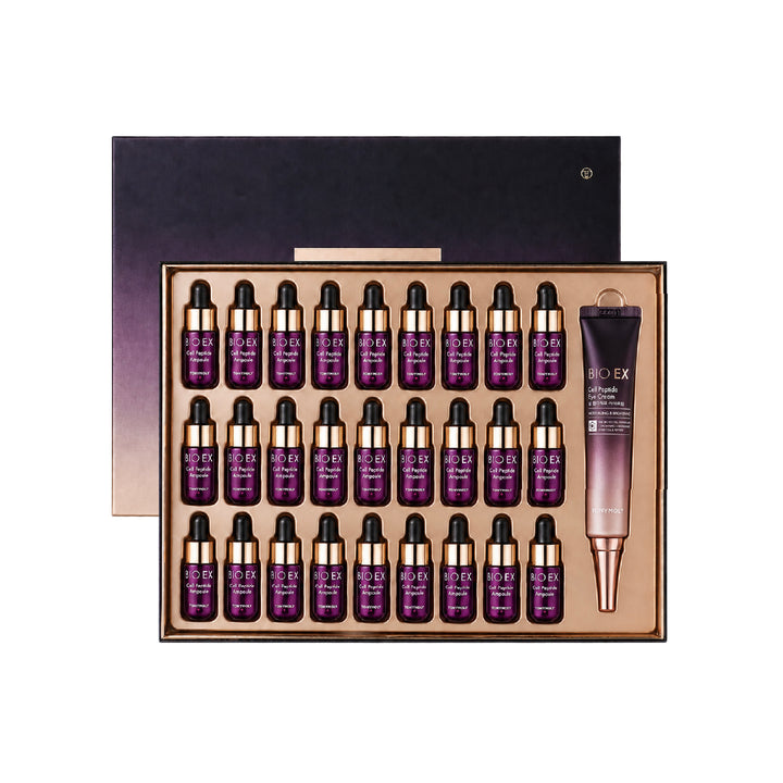 SET DE SUERO Y CONTORNO DE OJOS ANTI ARRUGAS PEPTIDE BIO EX