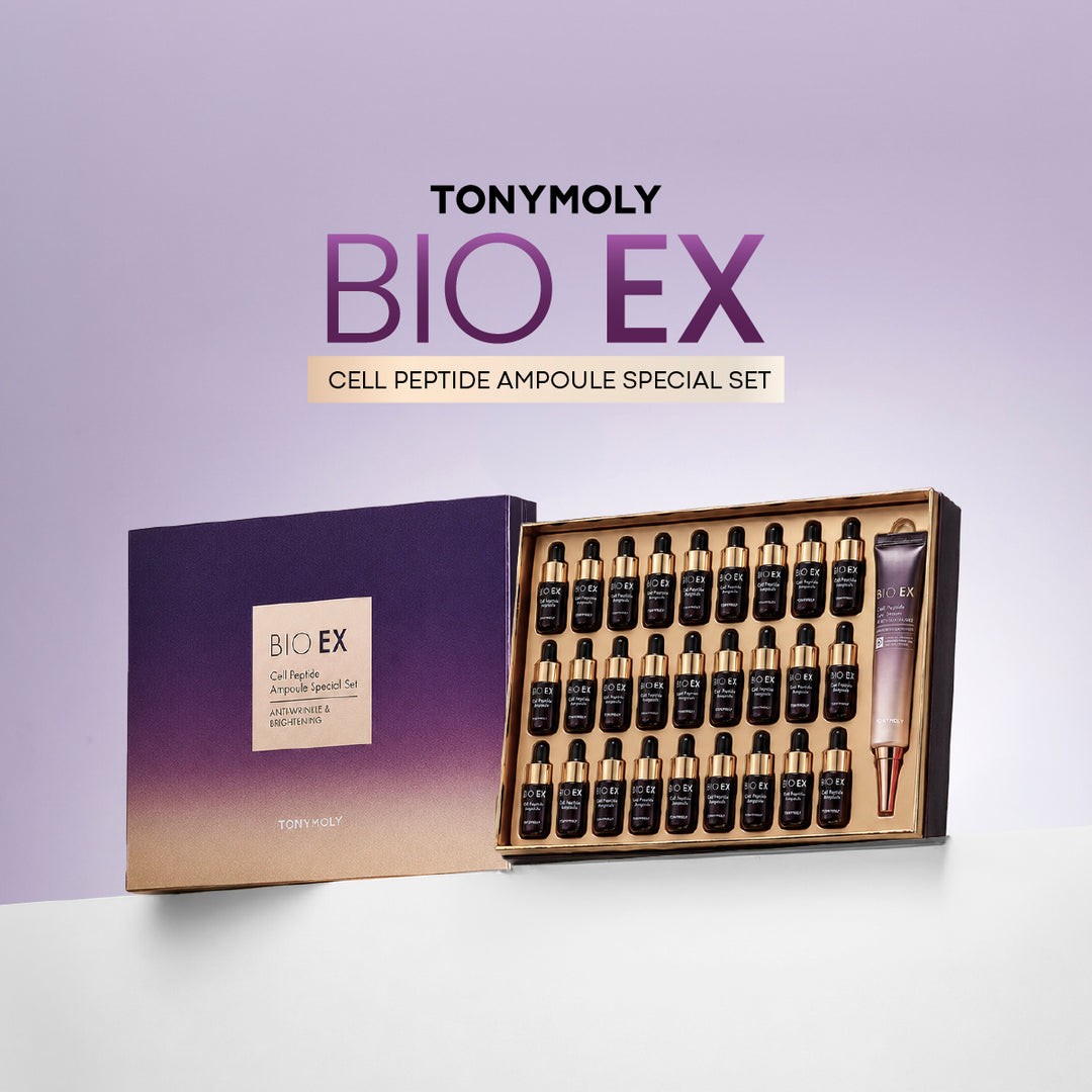SET DE SUERO Y CONTORNO DE OJOS ANTI ARRUGAS PEPTIDE BIO EX