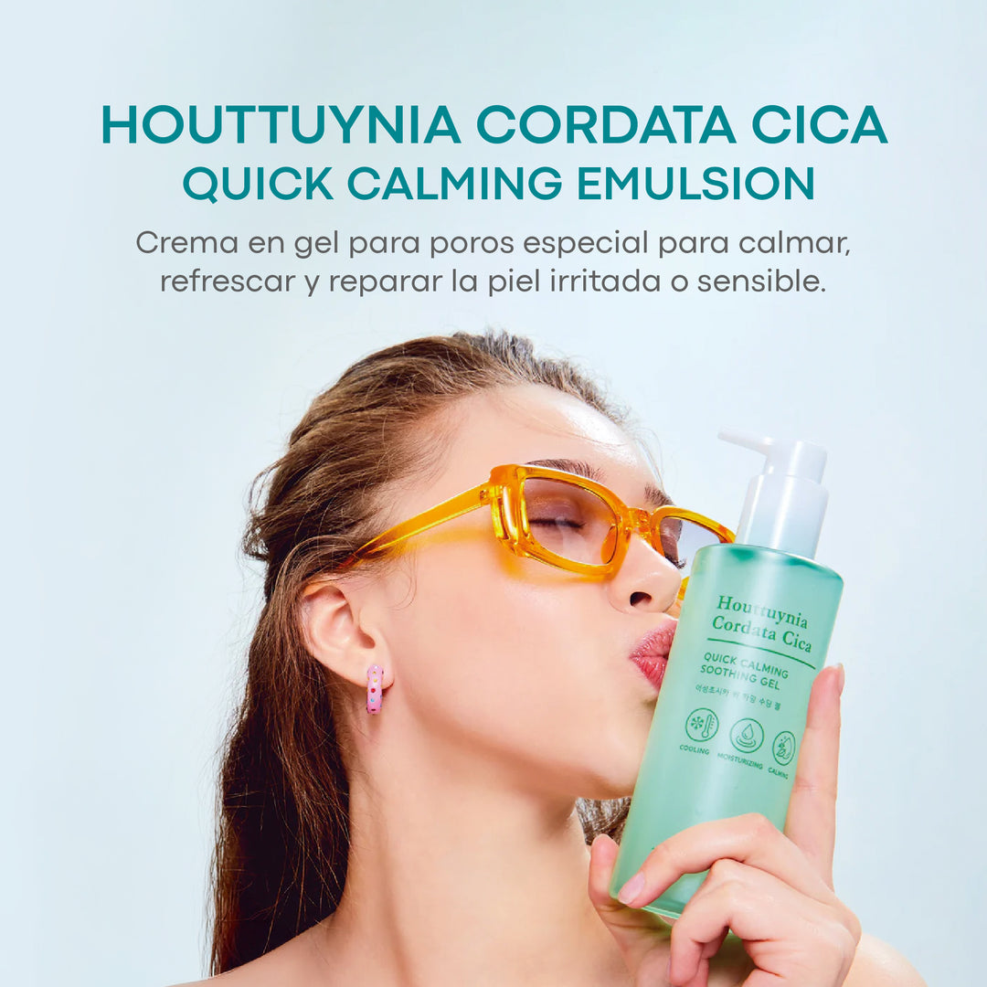 Crema en gel para poros y exceso de sebo - Houttuynia Cordata Cica