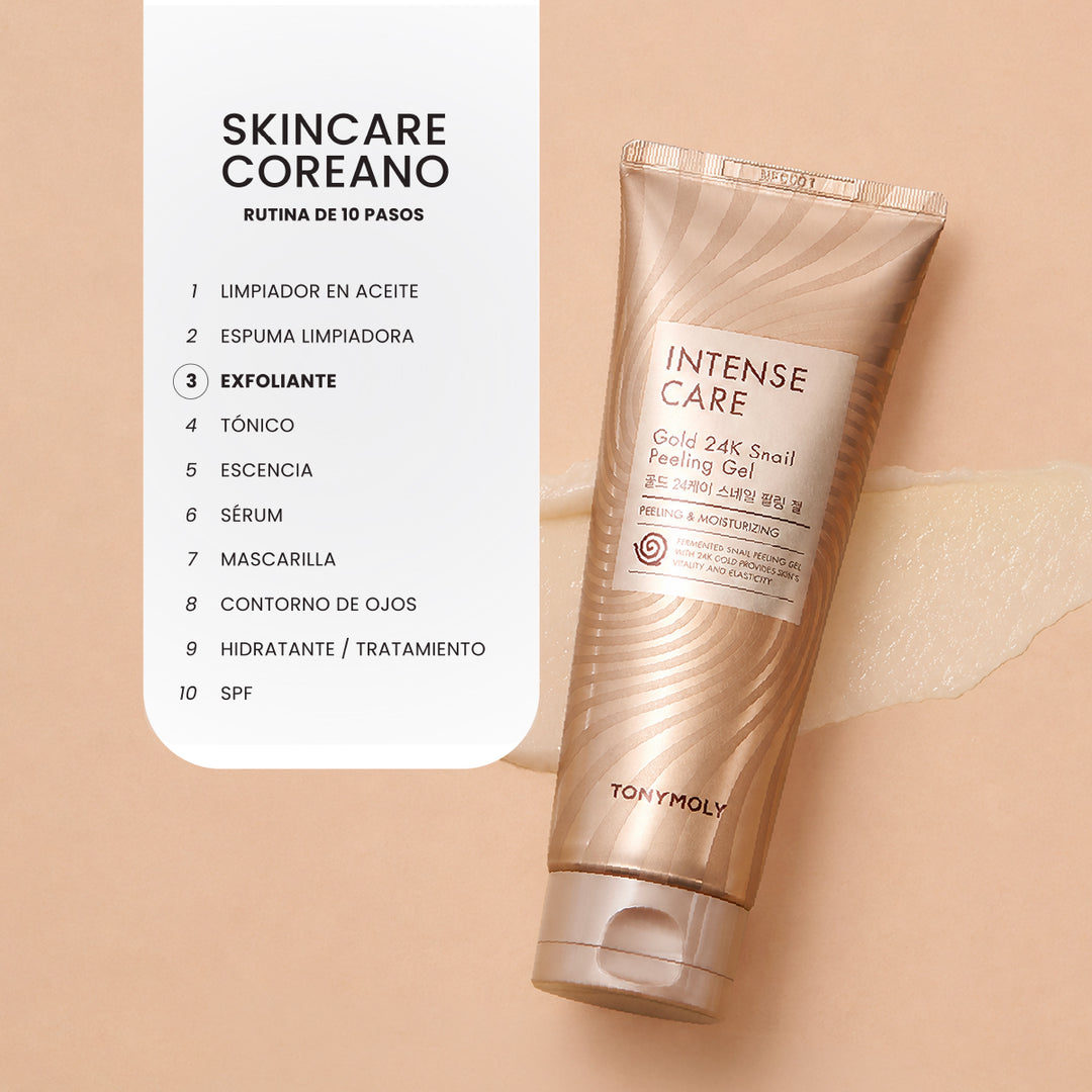 Exfoliante Antiedad y antimanchas cuidado intenso Oro 24k