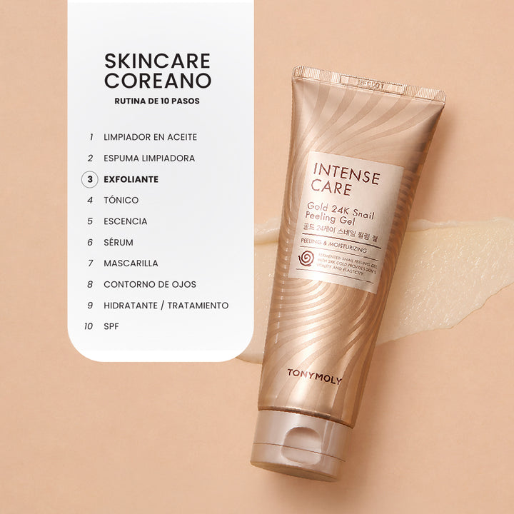 Exfoliante Antiedad y antimanchas cuidado intenso Oro 24k