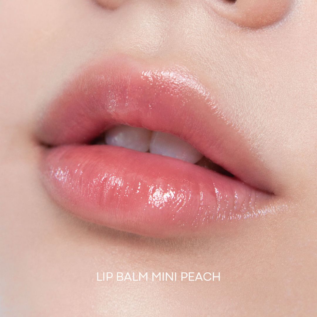 BÁLSAMO LABIAL MINI PEACH CON ORO 24K
