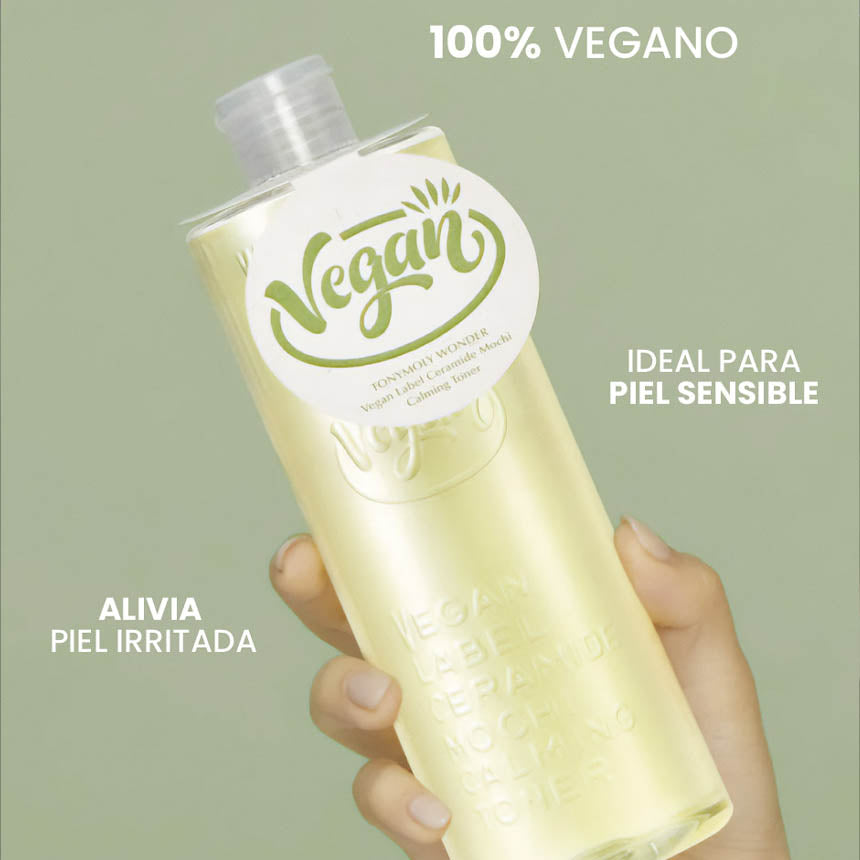 Toner Antiedad + Ácido Hialurónico  Ceramida Mochi Calmante - Wonder Vegan Label