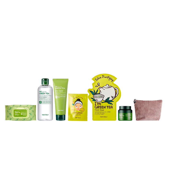 Secreto Coreano Té Verde : Pack Purificante y Revitalizante + bolsa de regalo