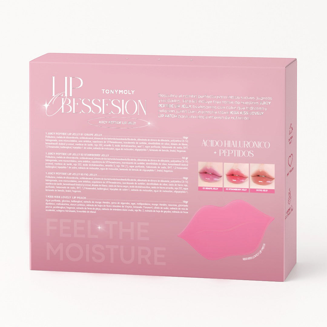Kit Lip Jelly con Ácido Hialurónico | Hidratante, Revitalizante, Efecto Volumen y Brillo Natural