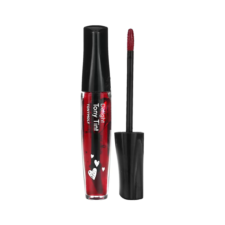 Tinta para labios tono 01 cherry pink Delight + stickers de regalo