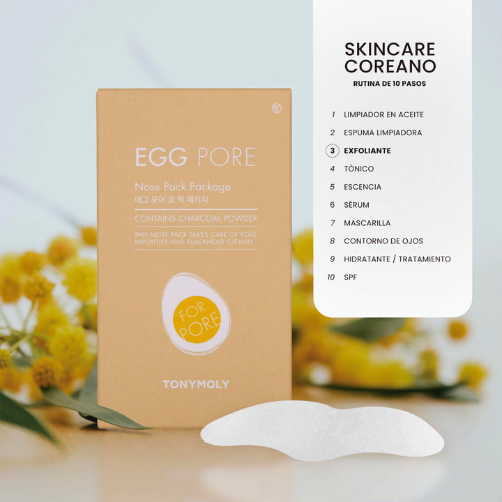 Parche de nariz para puntos negros caja con 7 pzas - Egg Pore