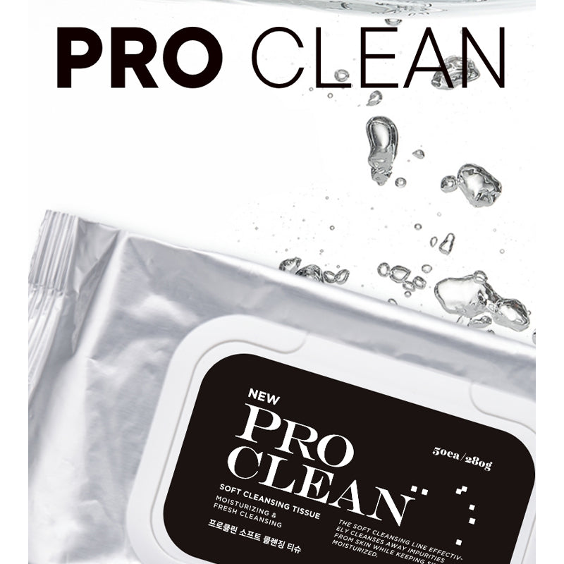 Pro Clean - Soft cleansing tissue 50 toallas