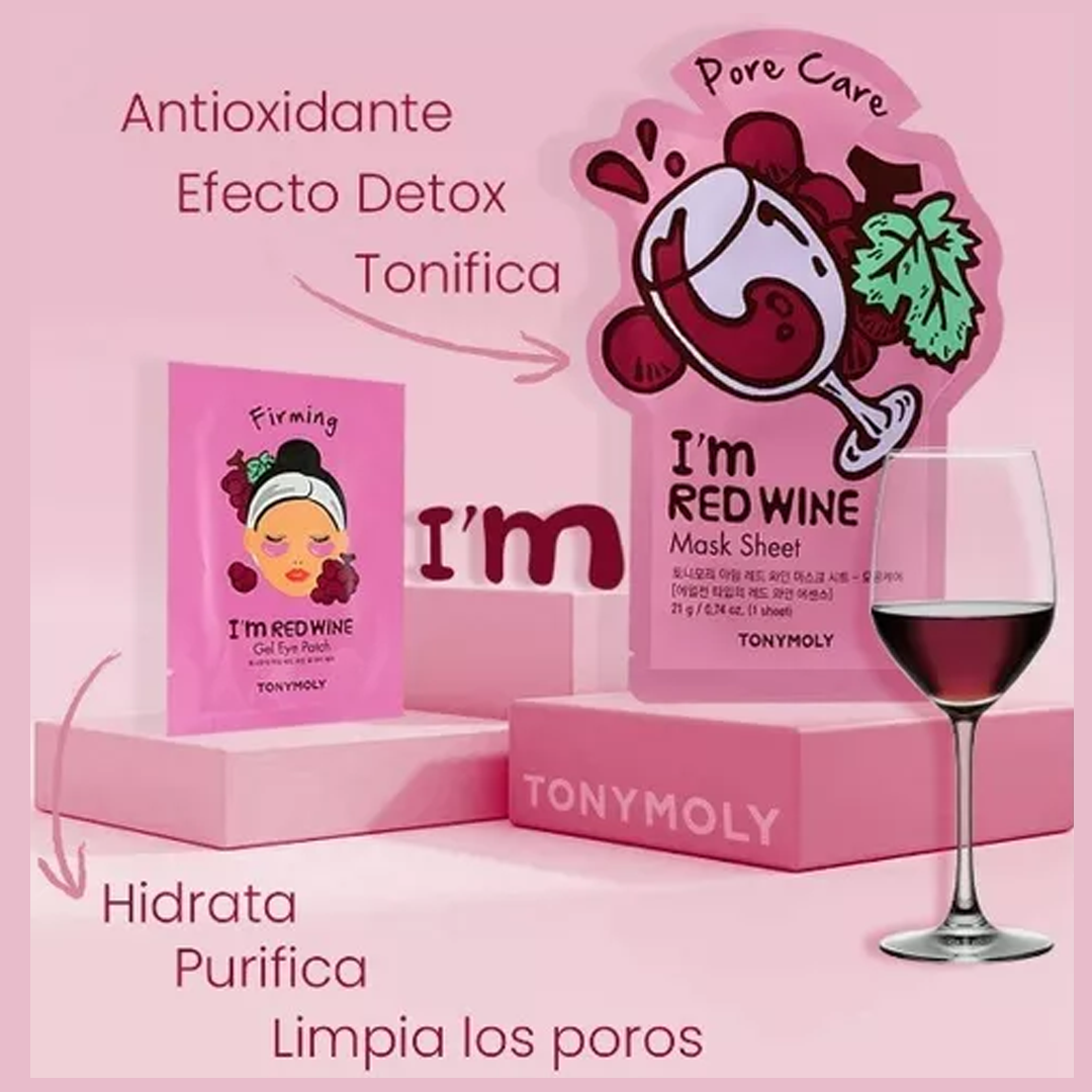 Mascarilla de Vino Tinto - I´m Red Wine