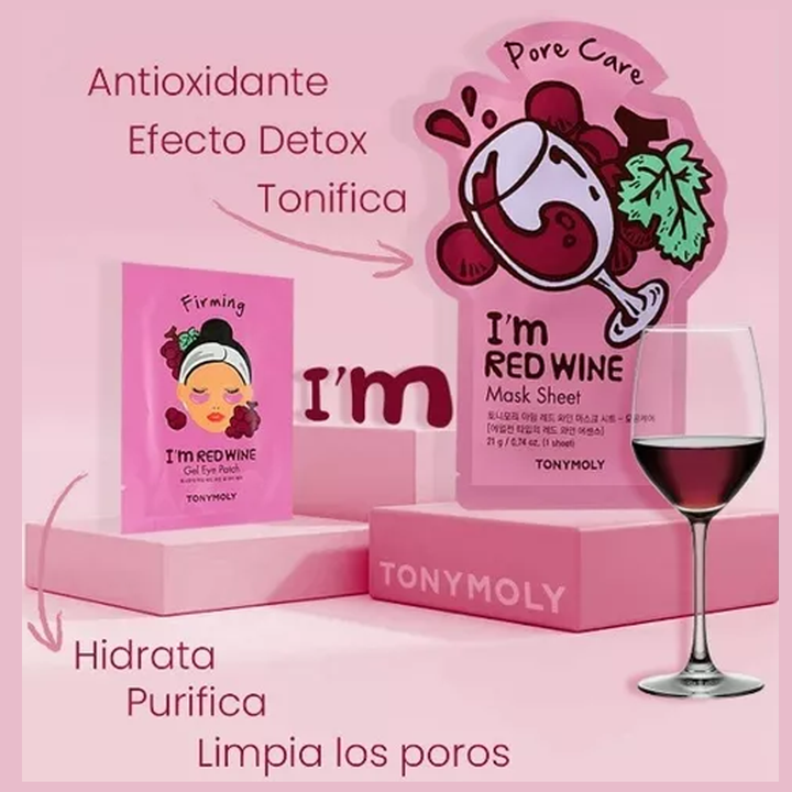 Mascarilla de Vino Tinto - I´m Red Wine