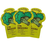 Im broccoli mask sheet vitality pack 3