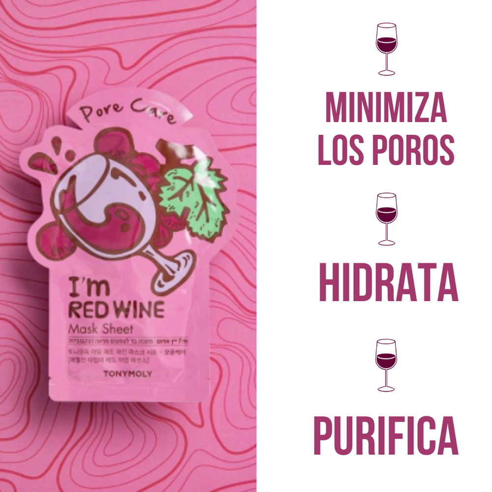 Mascarilla de Vino Tinto - I´m Red Wine