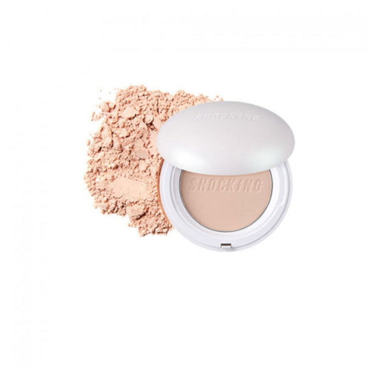 Polvo compacto matificante SPF50 + PA++++ 02 warm beige - The Shocking