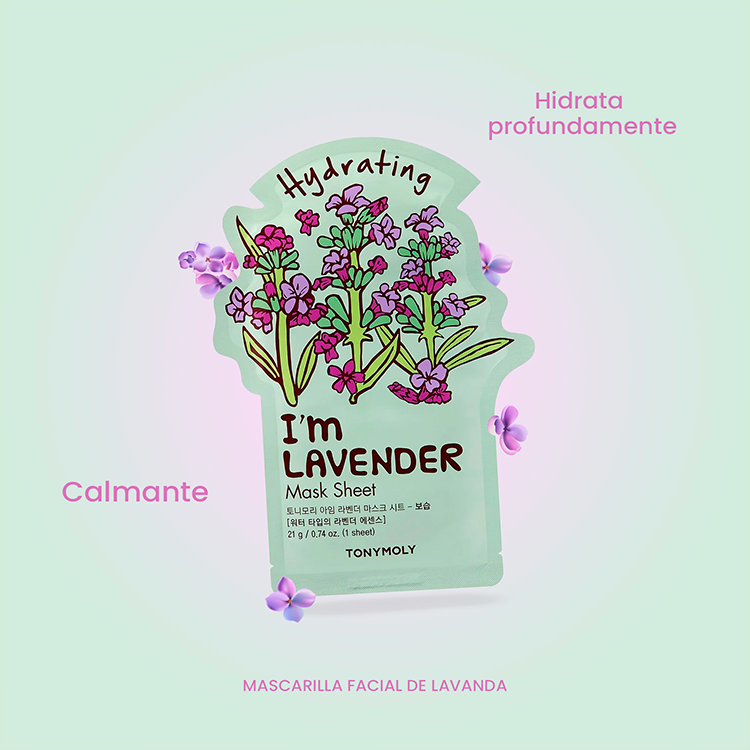 Mascarilla hidratante con Lavanda - I'm Lavender