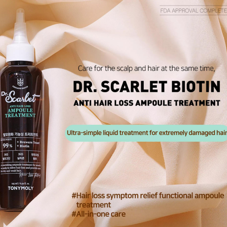 Dr. Scarlet - Tratamiento capilar anti caída en suero con biotina